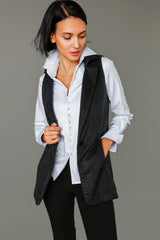 Classic Vest Jacket - Grey