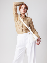 Attitude – Nude Lace | Women’s Blouse
