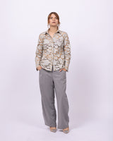 Attitude –Silver Lace Roses | Women’s Blouse