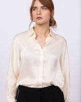 Classic Pure Silk Off White- New Seamless Sleeve!