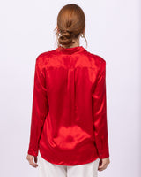 Classic Pure Silk Red- New Seamless Sleeve!