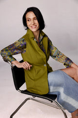Chartreuse Wool Vest