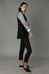 Classic Vest Jacket - Black
