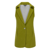 Chartreuse Wool Vest