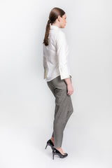 Slim Pant - Plaid - Farinaz Taghavi