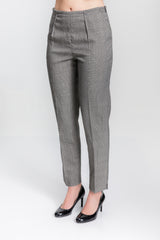 Slim Pant - Plaid - Farinaz Taghavi