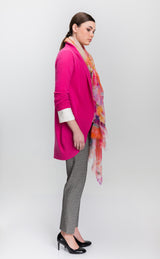 Cashmere Cardigan - Hot Pink - Farinaz Taghavi