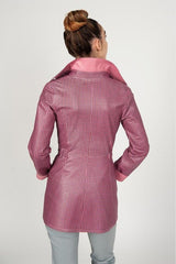 Reversible Leather Trench Jacket