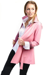 Reversible Leather Trench Jacket