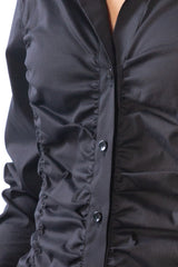 Black Stretch Shirt - Farinaz Taghavi