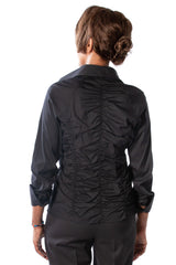Black Stretch Shirt - Farinaz Taghavi