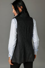 Classic Vest Jacket - Grey