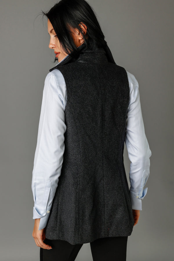 Classic Vest Jacket - Grey