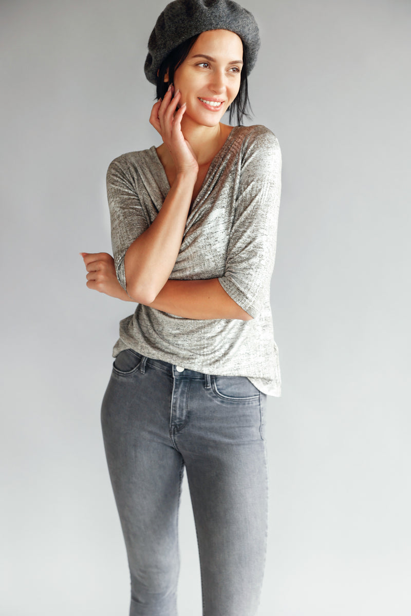 Fab Metallic Knit