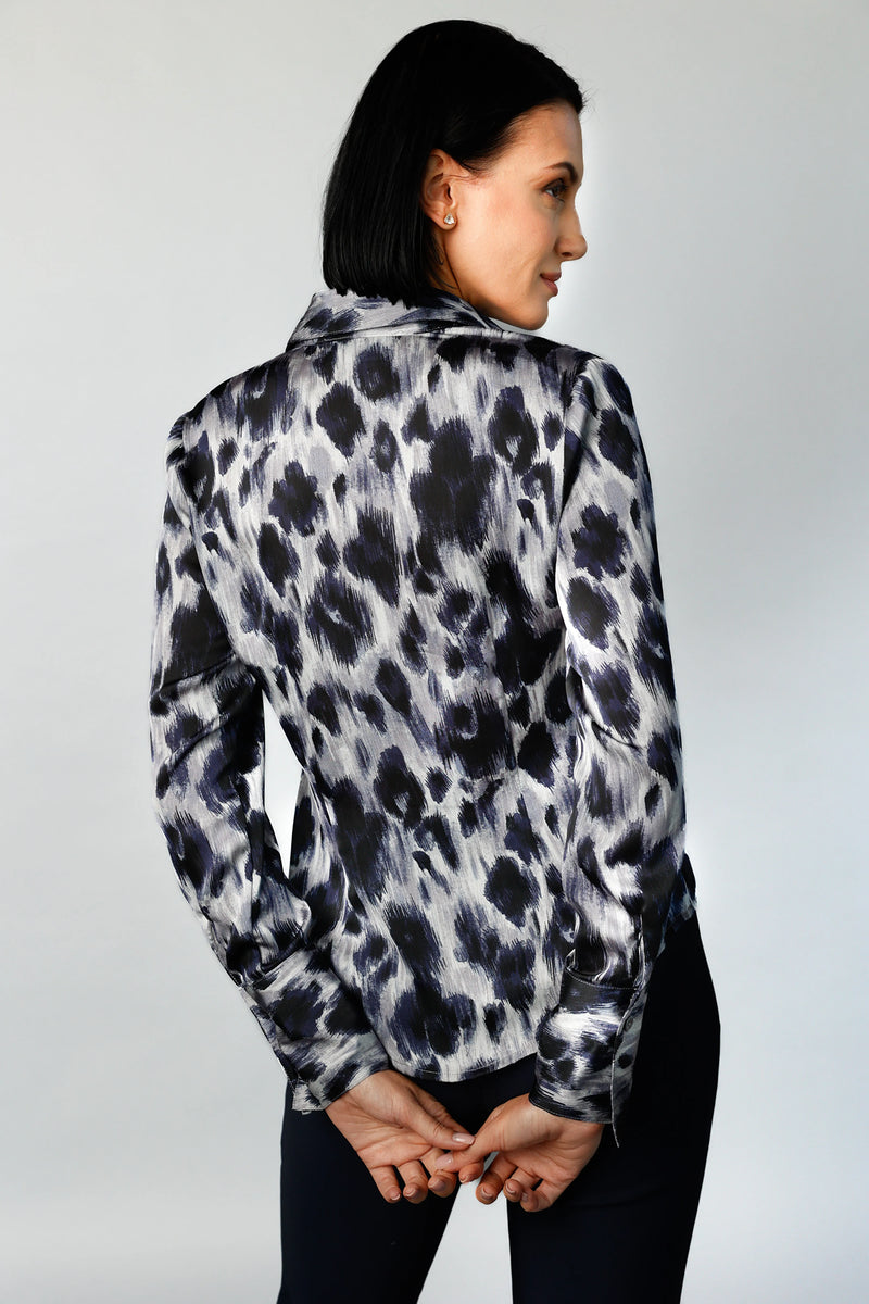 Attitude - Black Leopard | Women's Blouse