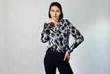 Attitude - Black Leopard | Women's Blouse