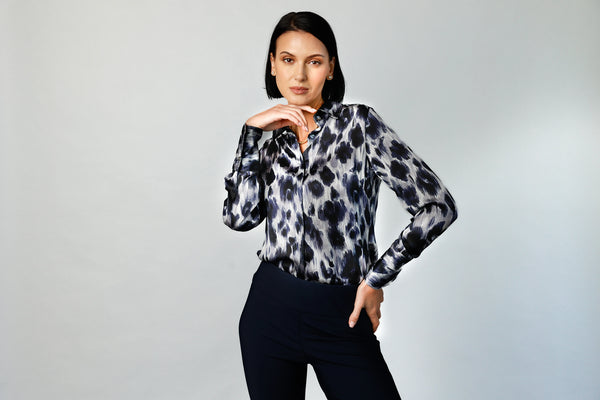 Attitude - Black Leopard | Women's Blouse