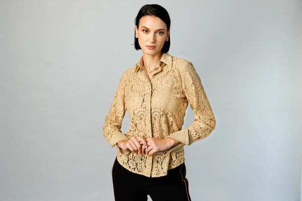Attitude – Nude Lace | Women’s Blouse