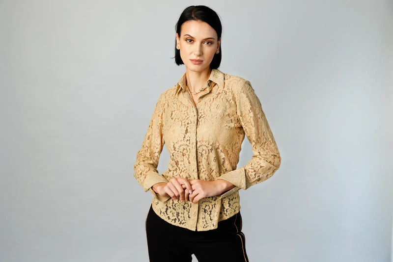 Attitude – Nude Lace | Women’s Blouse