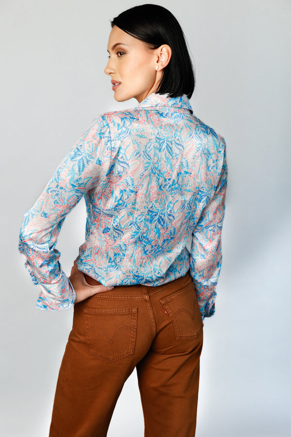 Attitude - Soft Touch Blue | Women's Blouse
