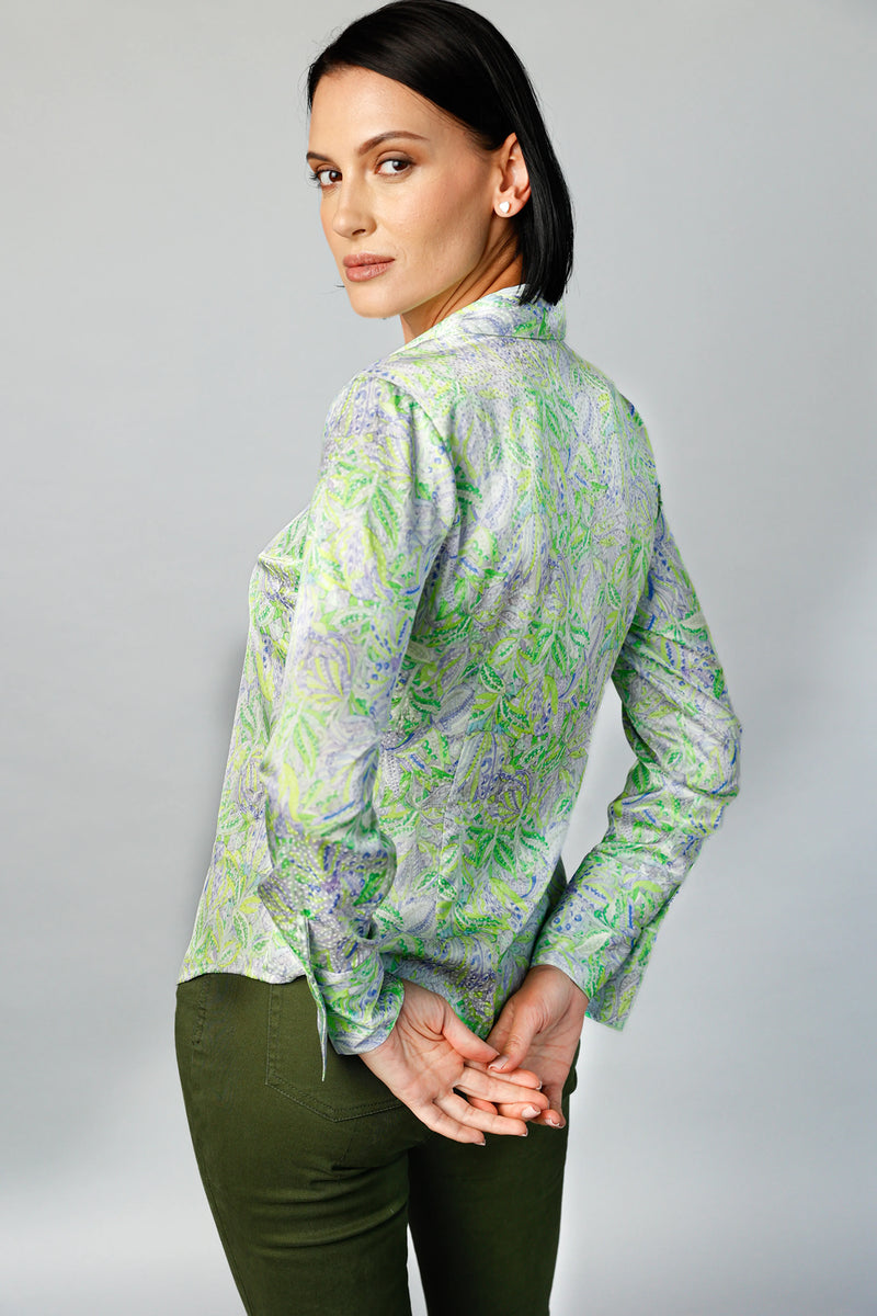 Attitude - Soft Touch Green | Women's Blouse