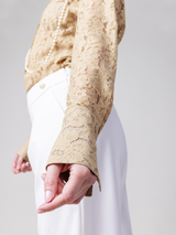 Attitude – Nude Lace | Women’s Blouse