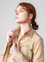 Attitude – Nude Lace | Women’s Blouse