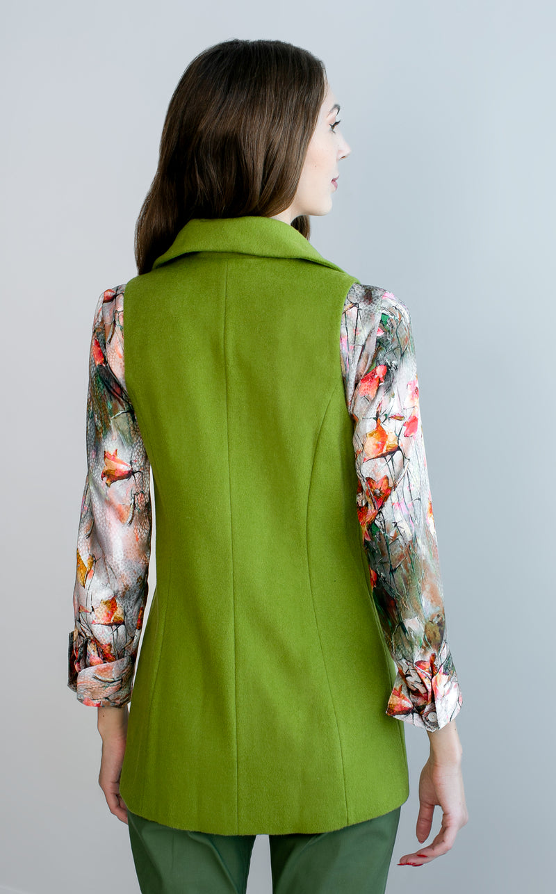 Classic Vest Jacket - Green