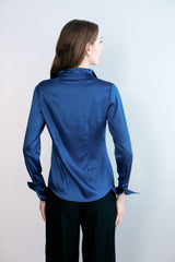 Soft Collar Blouse - TEAL!