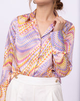 Attitude - Satin Powdery Pastel Geometric