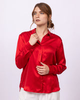 Classic Pure Silk Red- New Seamless Sleeve!