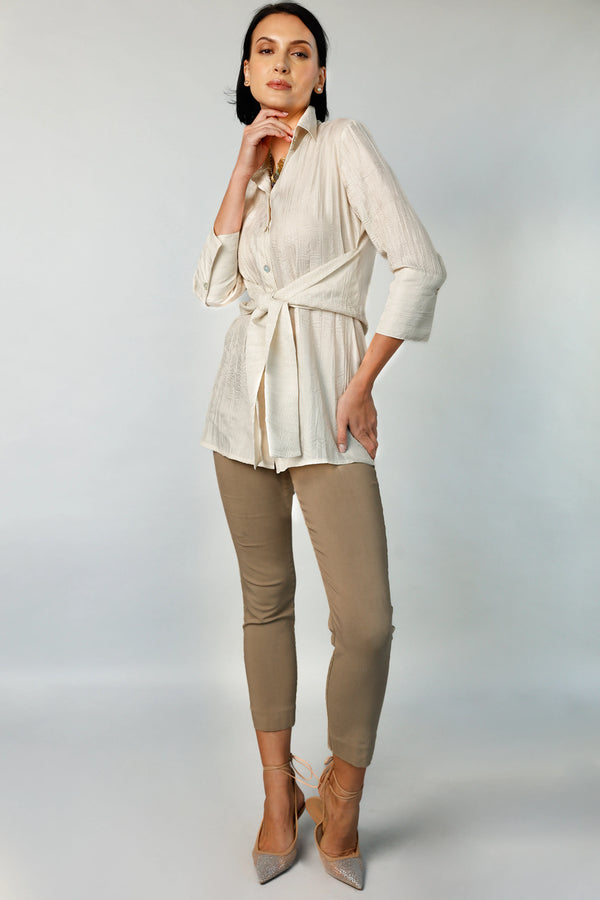 Rapture Tunic - Natural Off White | Women's Blouse