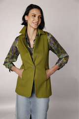 Classic Vest Jacket - Green