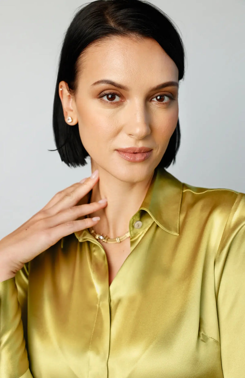 Attitude - Deep Olive | Women's Blouse