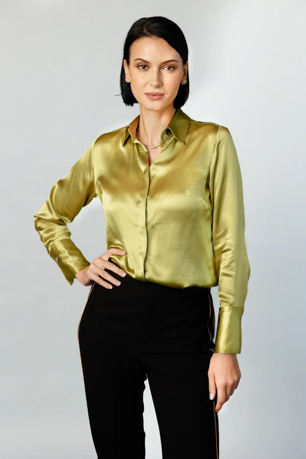 Attitude - Deep Olive | Women's Blouse