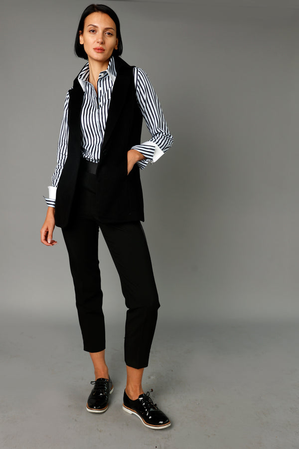 Classic Vest Jacket - Black