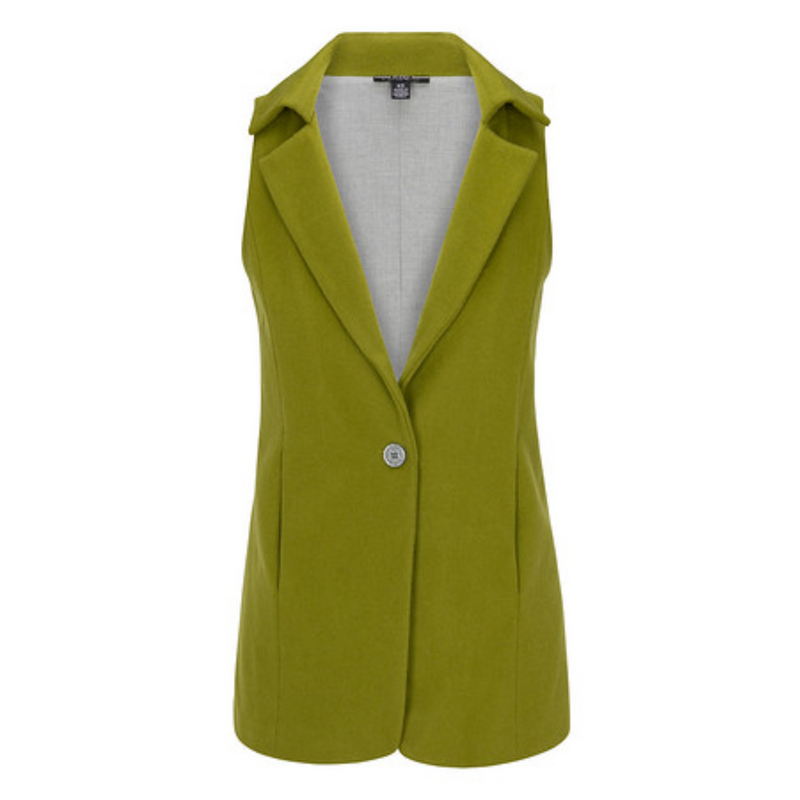 Classic Vest Jacket - Green