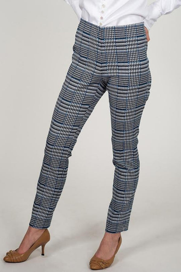 Navy Pattern Pant Legging