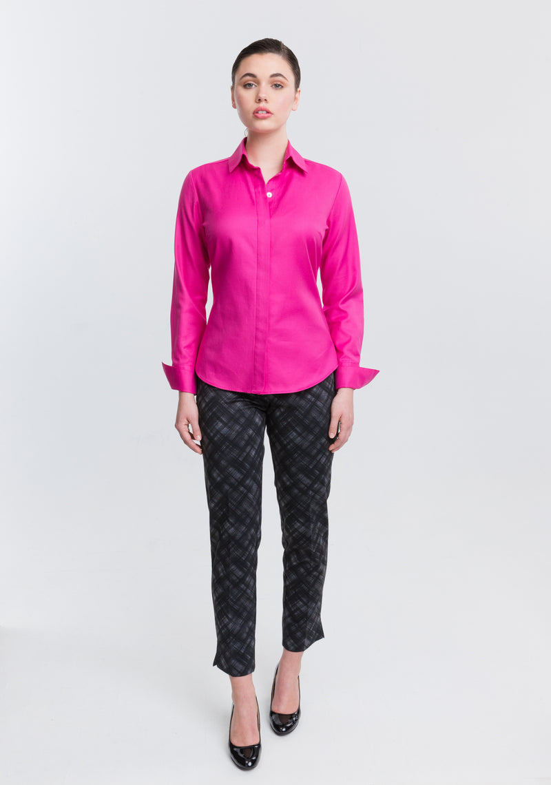 Slim Pant - Plaid - Farinaz Taghavi