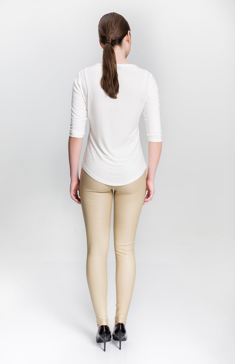 Scoop Neck - Off-White - Farinaz Taghavi