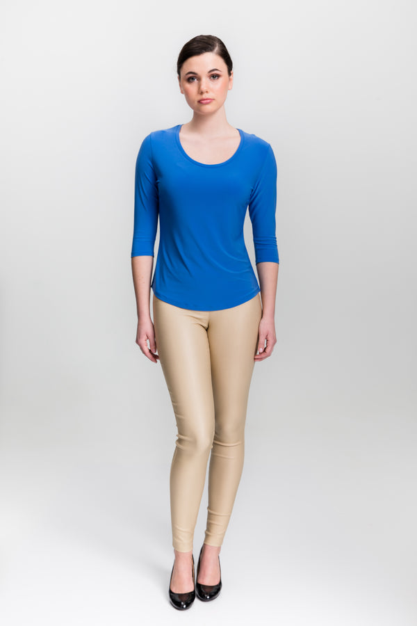 Scoop Neck - Marine Blue - Farinaz Taghavi