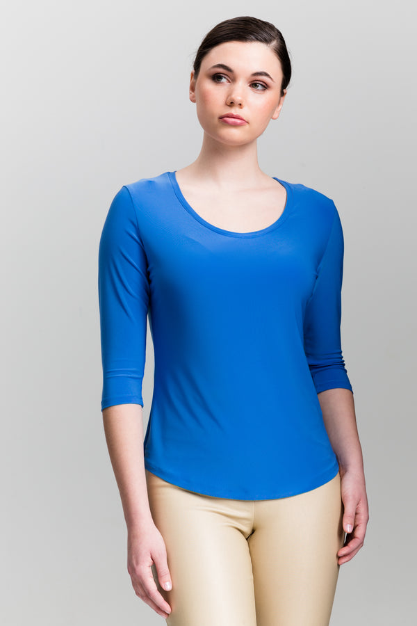 Scoop Neck - Marine Blue - Farinaz Taghavi