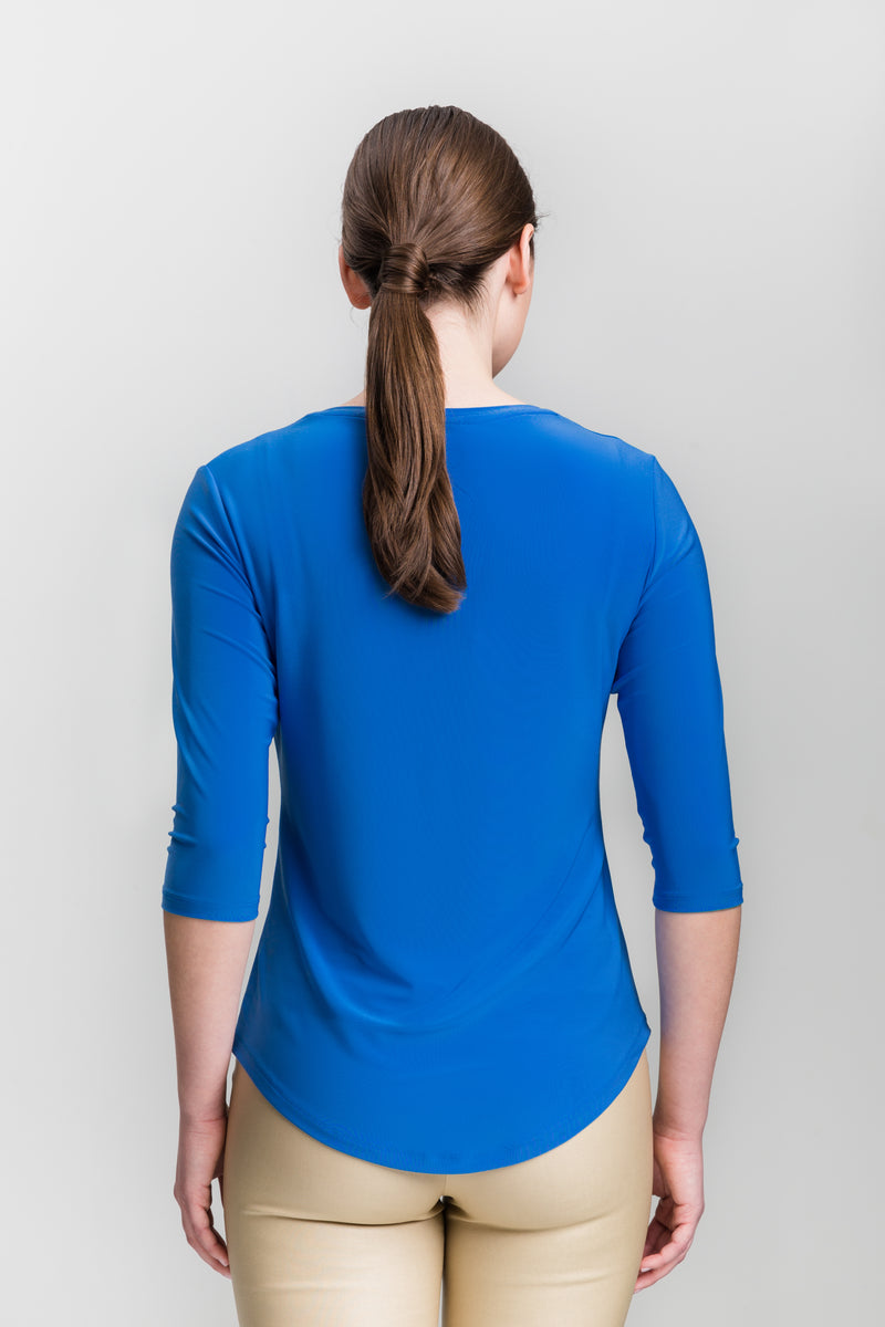 Scoop Neck - Marine Blue - Farinaz Taghavi