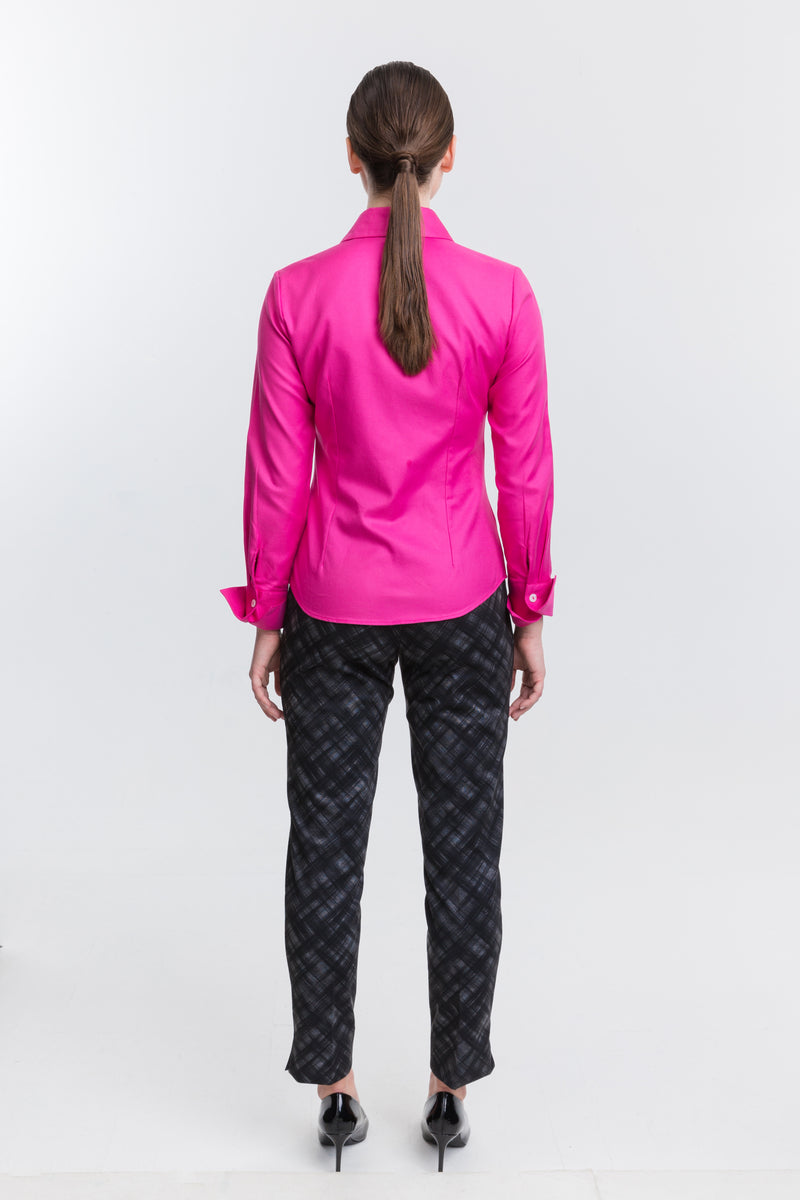 Slim Pant - Plaid - Farinaz Taghavi