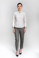 Slim Pant - Plaid - Farinaz Taghavi