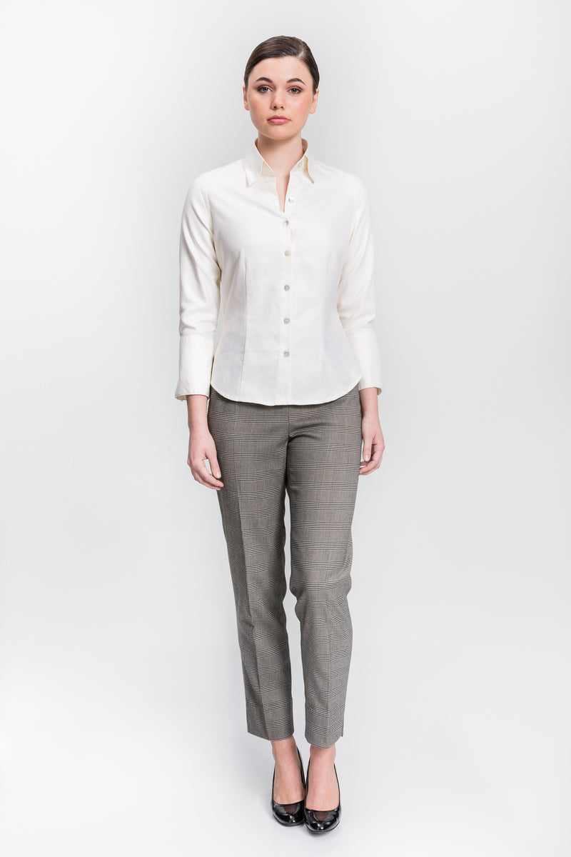 Slim Pant - Plaid - Farinaz Taghavi