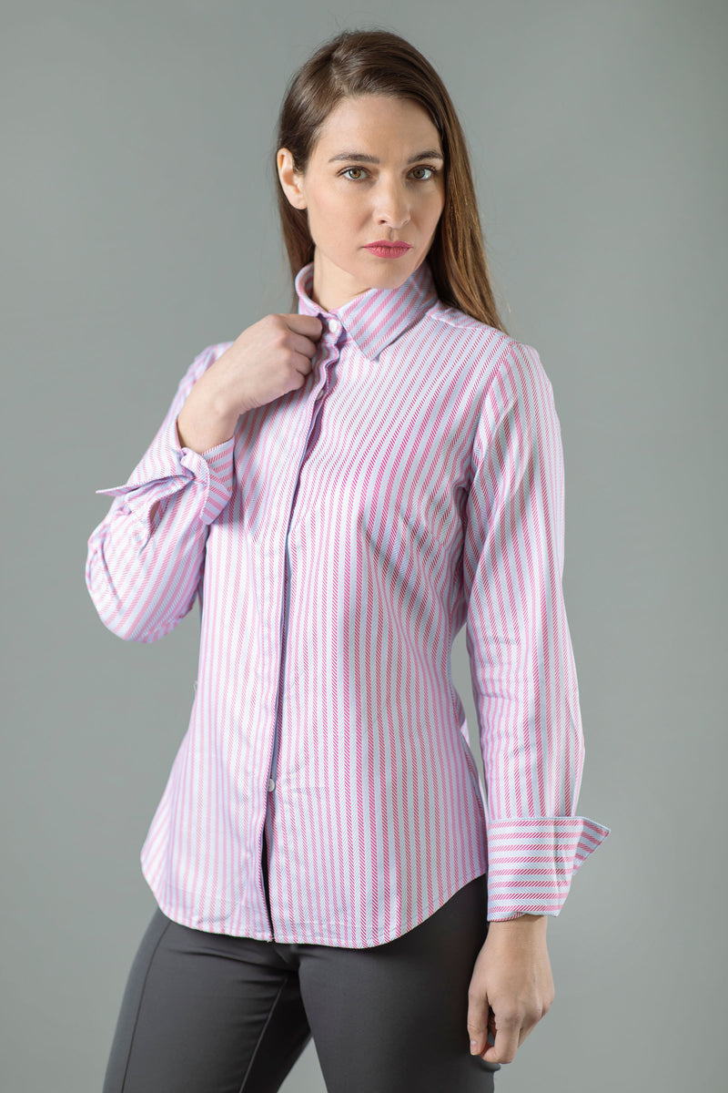 Attitude - Pink Pinstripe