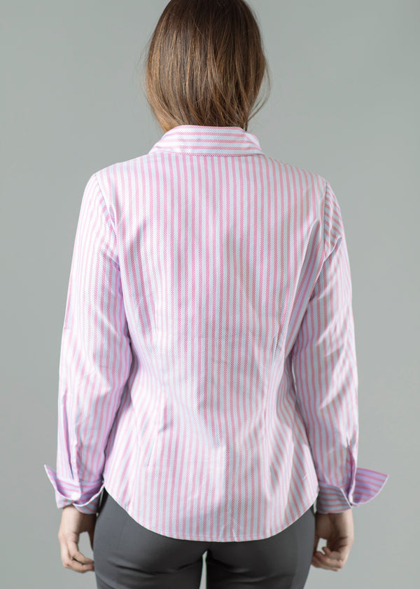 Attitude - Pink Pinstripe