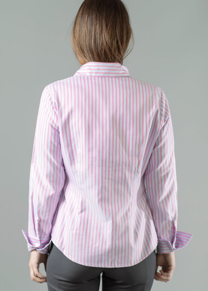 Attitude - Pink Pinstripe