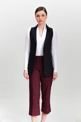 Wide-Cuff Capri - Farinaz Taghavi